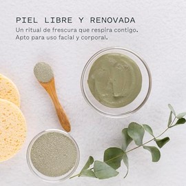 Botanicus Arcilla Verde 100% Natural 500gr para Rostro y Cuerpo, Mascarilla Facial y Corporal, Detox para Piel Grasa y Mixta, Limpieza Profunda, Control de Sebo, Exfoliación Suave y Purificante