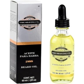 THE SHAVING CO Aceite para Barba 1888 Cantidad 60ml/2oz. Aroma Clásico. Nutre, Humecta e Hidrata tu Barba desde la raíz. Hecho especialmente con ingre
