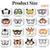 16 Piece Animal Masks Animal Costume Party Favors With 16