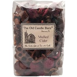 Old Candle Barn Mulled Cider Potpourri 4 Cup Bag - Perfect Fall Decoration or Bowl Filler - Beautiful Autumn Apple Scent