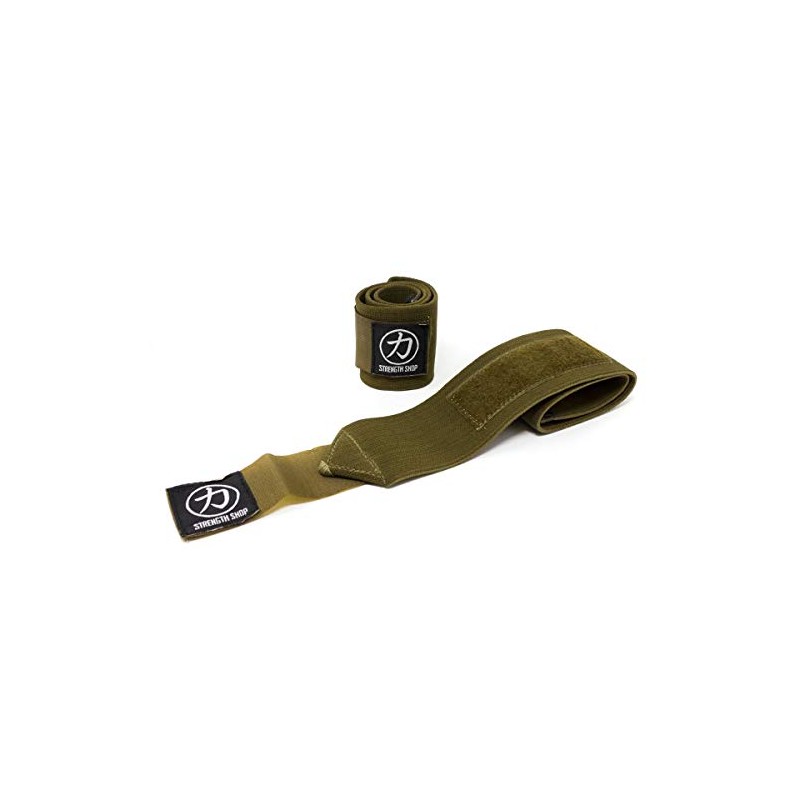 Strength Shop Thor Wrist Wraps - Khaki Green 60cm (24")