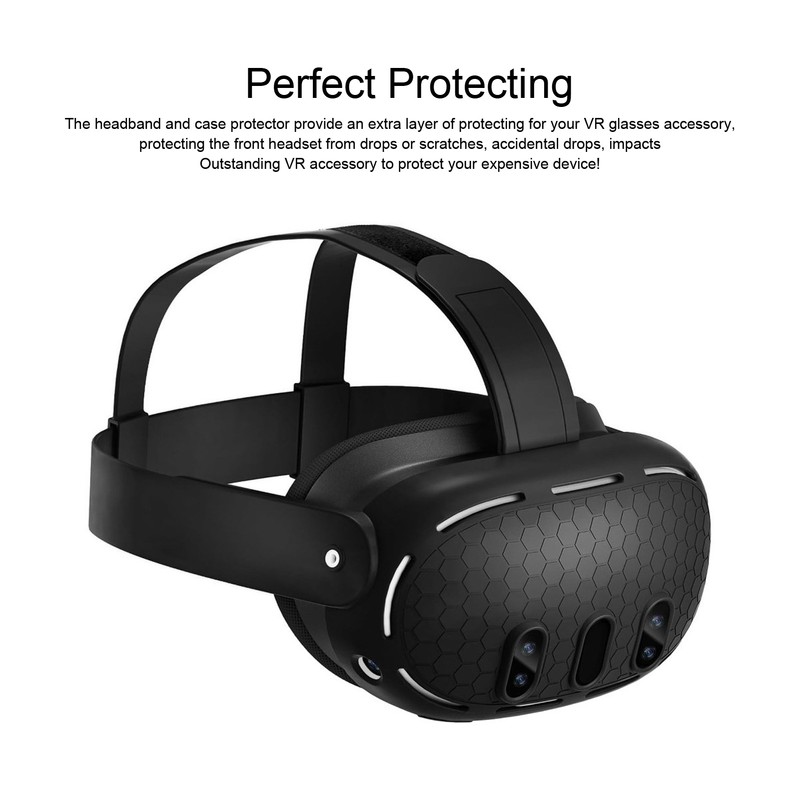 VR Controller Head Strap Soft Silicone Comfortable Adjustable Replacement VR