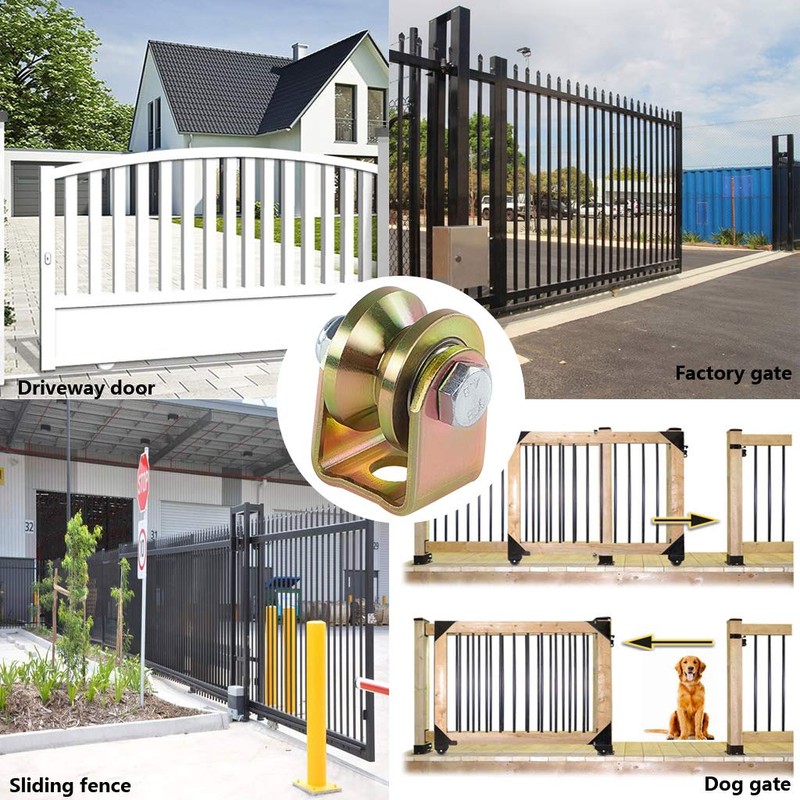 Skelang V Groove Caster 1.25 inches, Sliding Gate Wheel, Rigid