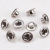 ZORZA 40Pcs Metal Push Nut Caps M6 & M8 Axle