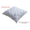TreeWool Decorative Cushion Cover (60 x 60 cm, Silver Grey)