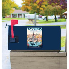 Amsterdam Netherlands Design A Souvenir Magnetic Mailbox Cover