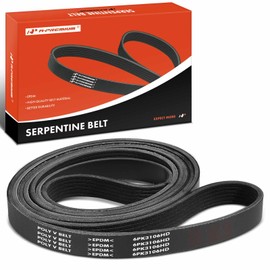 A-Premium Heavy Duty Serpentine Drive Belt Compatible with Ford Mustang 2005-2010, V8 4.6L, w/Kenne Bell Aftermarket Supercharger