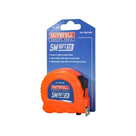Faithfull FAITM519MI Twin Lock Tape Measure – 5M/16ft