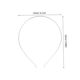 PACKOVE 3mm Silver Stainless Steel Headband for Women and Girls 10-Piece Set Sturdy Hair Clasp for Sports and Daily Use Lightweight and Versatile Hair Accessory