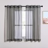 NICETOWN 45 Inch Sheer Curtains - Grommet Top Window Treatment