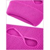 SATINIOR 2-Hole Knitted Ski Mask Full Face Mask Cover Neck