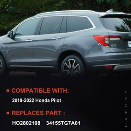 Tail Lights Compatible With 2019-2022 Honda Pilot Rear Light Taillights left driver Side Replace HO2802108 34155TG7A01(Inner Side)
