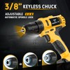 20V Cordless Drill/Driver, Electric Screwdriver - 2 Batteries, 45Nm, 2