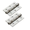 Carlisle Brass GK008SNCP/INTB Satin Nickel/Polished Chrome Handles, Hinges and Latch