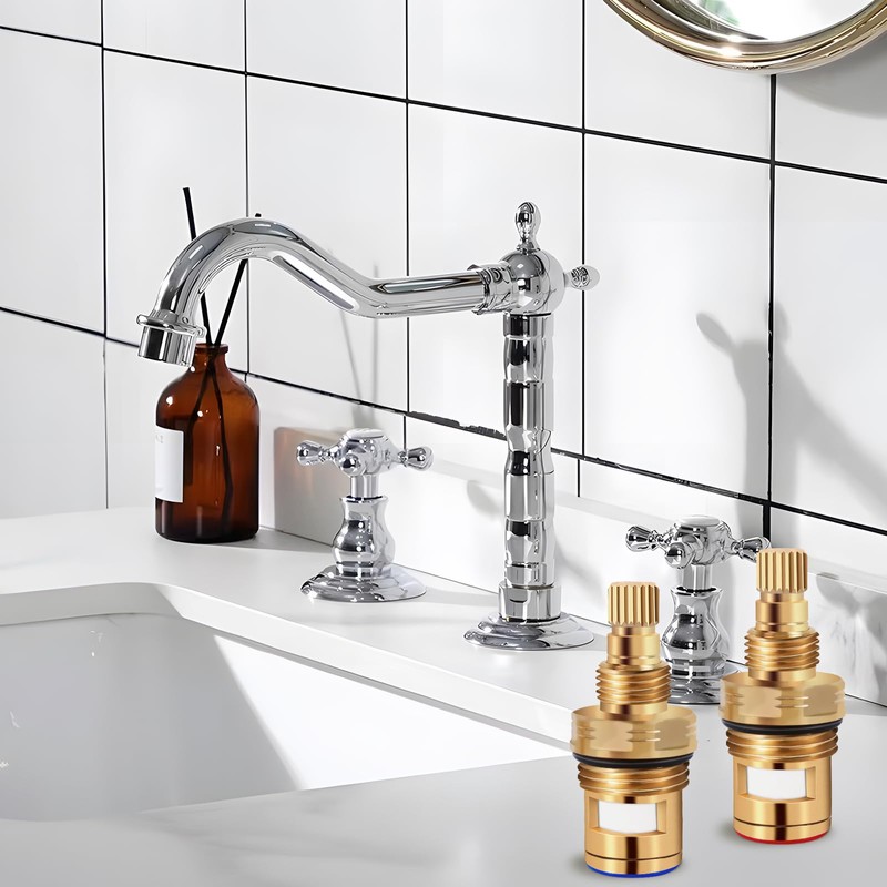 Brass KSRPL3200CC Replacement Parts Cold Ceramic Disc Cartridge,Compatible With CC