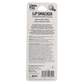 Lip Smacker Kitty Kitten Brillo labial con sabor a Lippy Pal Swirl, gatito, gatito dulce Kiwi, 0.4 onzas
