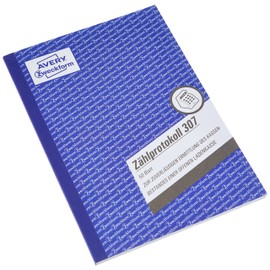 Avery Zweckform 307 Counting Protocol for Open Till Money (A5, 50 Sheets) White