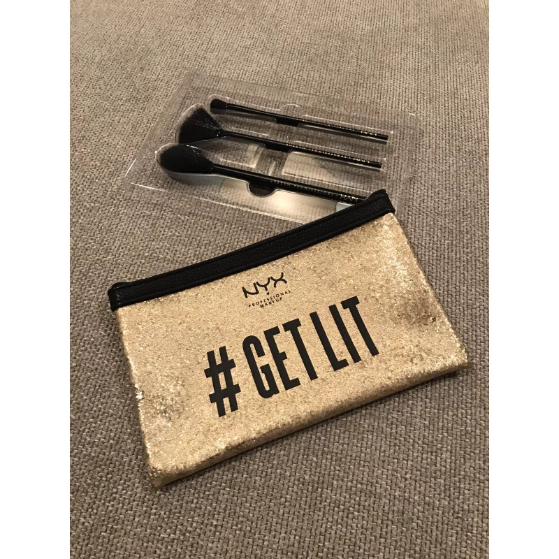 NYX 3 SETS!!! PRO MAKEUP BRUSHES & CASEs NIB BRIDE