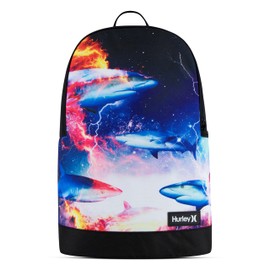 Hurley Graphic Backpack, Space Shark, One Size