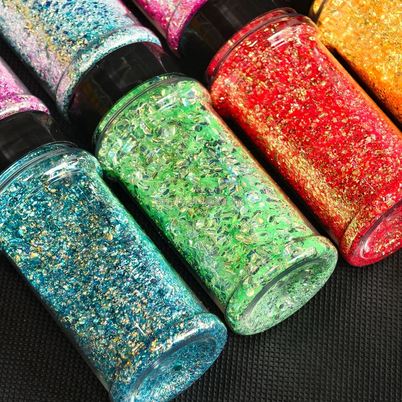 s Bubble Glitter Set of 12 Colors for Resin Tumblers