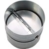 Vent Systems - 10 Inch Backdraft Damper - One-Way Airflow - Inline Fan Vent Deflector