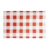 Fiesta Compostable Red Gingham Greaseproof Sheets, 310x190 mm, Pack 200