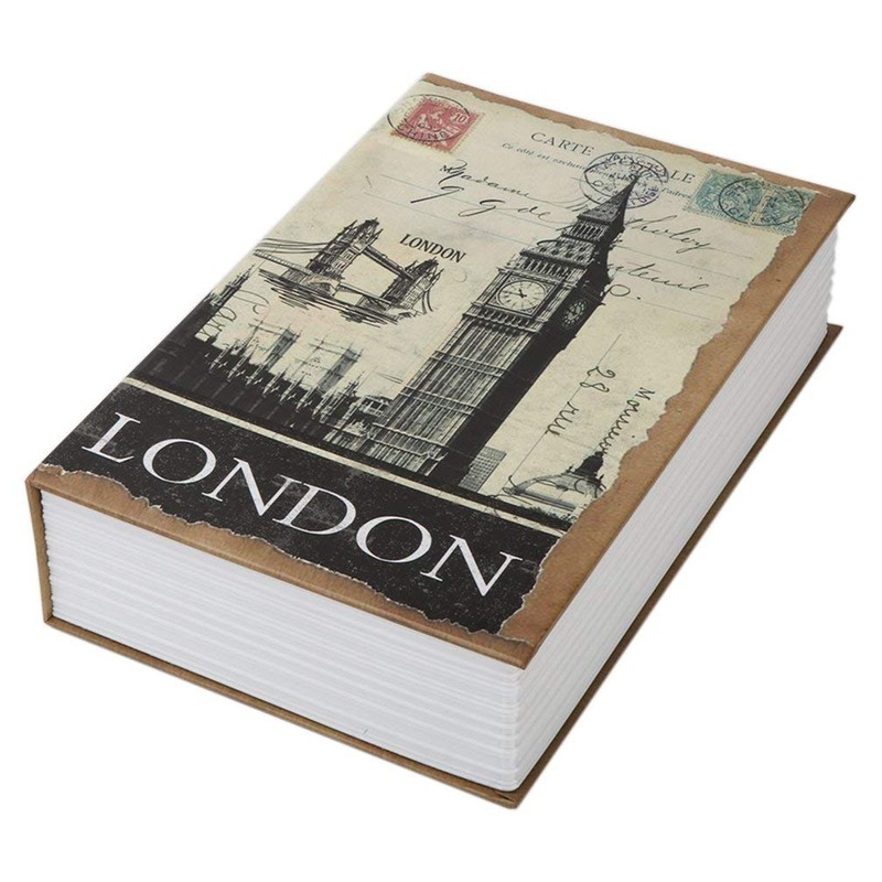 Parrency Diversion Book Safe with Combination Lock, Secrect Hidden Safe