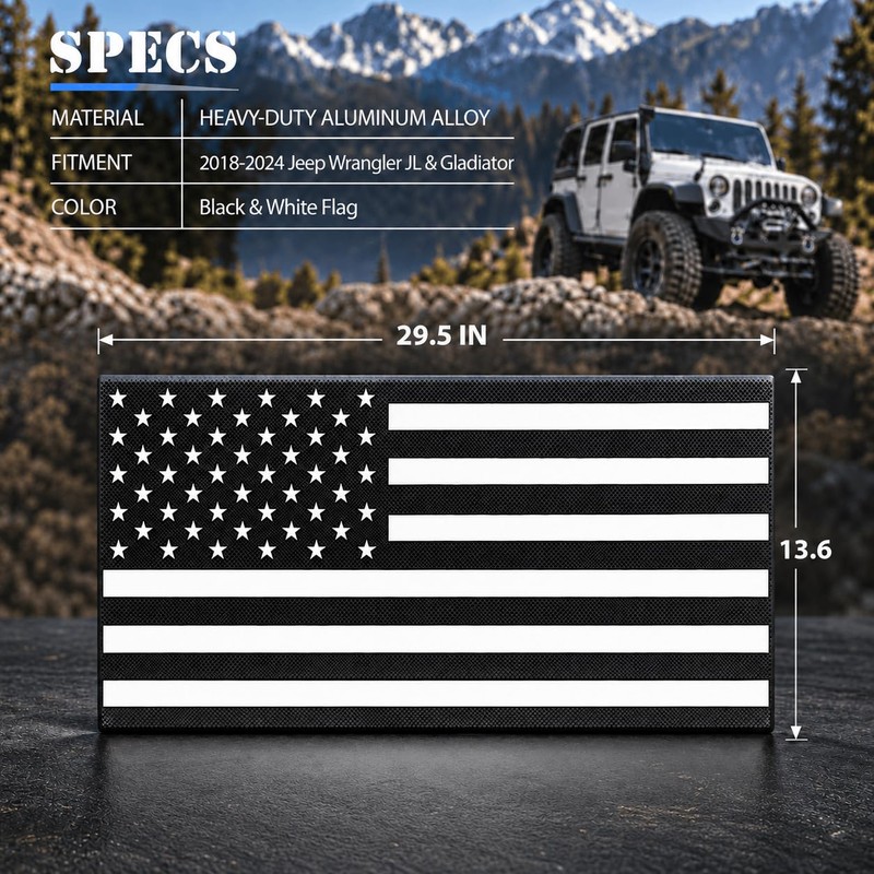 moveland Grille Insert for Jeep Wrangler JL & Gladiator JT