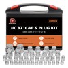 SPARKWHIZ 80pcs JIC 37° Flare Cap and Plug Kit Hose