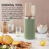 Knife Block without Knives, OLULU Universal Round Knife Block Holder,