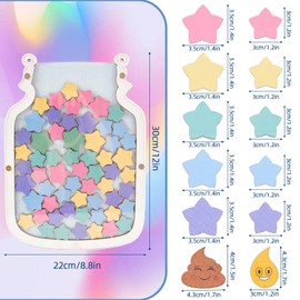 102 PCS Reward Jar for Toddlers, Reward Chart for Kids,Reward System Behavior Chart for Kids 9.84 X 13" Incentive Chart for Boys Girls Classroom Students Kids Behavior Management Tools