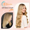 Clip-In Real Hair Extensions, 100% Remy Human Hair, Ash Blonde/Blonde,