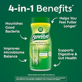 Benefiber Prebiótico Suplemento Fibra 248g
