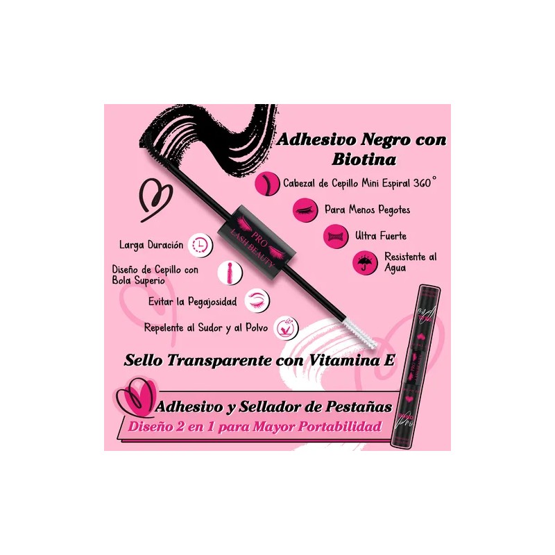 Kit De Extensiones Pestañas Pro 30d 40d 9-16mm 280pcs