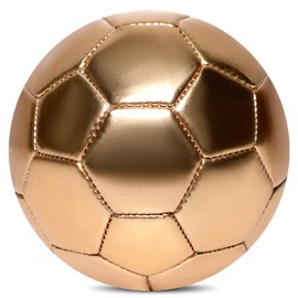 Golden Size 2 Toddler Soccer Ball Mini Soccer Ball Kids Soccer Ball Age 3-8 Indoor Soccer Ball Small Soccer Ball Training Soccer Ball for Boys Girls Gift Outdoor Grass Practice Game Sport Toys Yard