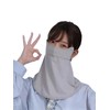 YEWILD Face Cover, Cooling Sensation, UV Protection, Contact -5°C, UPF