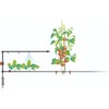 Gardena Adjustable Endline Drip Head - Orange