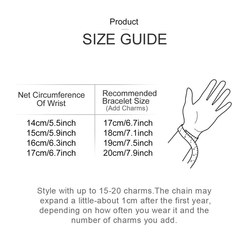 MULA 925 Sterling Silver Snake Chain Charm Bracelet Daisy and