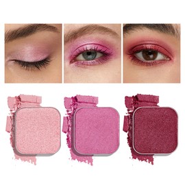 Fillwie 3-Color Eyeshadow Combo Pack – Matte & Shimmer Neutral Shades,Powder, Highly Pigmented, Long-Lasting, Refills Pans for Custom Magnetic Palette