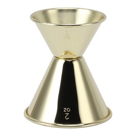 Double Head Measuring Cup Professional 304 Stainless Steel Cocktail Jigger for Restaurant Bar Family Gold Plated