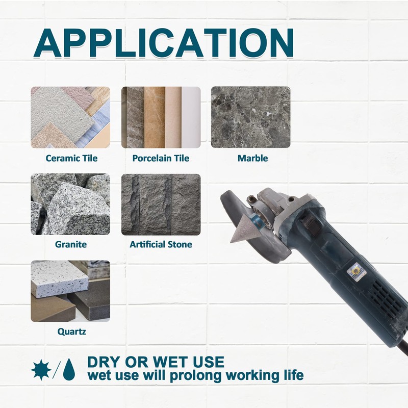 MINLAYCUT Diamond Beveling Chamfer Bits 35mm Diamond Cone Tile Bit