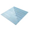 Peel and Stick Backsplash Tiles, 12" × 12" Powder Blue