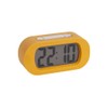 Karlsson KA5753YE LCD Backlit Digital Alarm Clock Gummy Rubberized ABS
