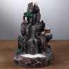 Unique Mountain Water Backflow Incense Burner Holder Home Resin Ornament