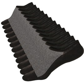 Mottee&Zconia No Show Sock Low Cut Ankle Short Socks for Men/Women Mesh Casual Anti-skid Cotton Socks with Non Slip Grips