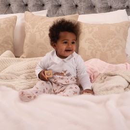 Wrendale Designs Little Forest Print Rompers 3-6 Months White 3-6 Months White/Opulent Garden 3-6 Months, White/Opulent Garden