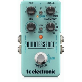 tc electronic Intelligent Harmonizer Pedal, Compatible with TonePrint, Dual Voice Studio Grade Algorithm, MASH Foot Switch, True Bypass Built-In Buffer, QUINTESSENCE HARMONY