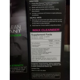 Purified Brand Puriclean Instant Max Complete Body Cleanser Detox -- Choose flav