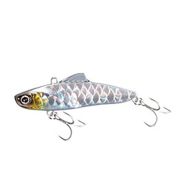 Shimano Exsense 70ES XV-270Q salvage solid lure for sea bass, salt plug, rivers, surf, banks, saltwater, Kyourin Silver 016.