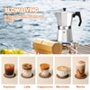 DITOSH 14 Cup Aluminum Espresso Stovetop Moka Pot Express Coffee